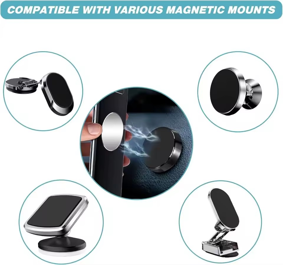 50/1PCS Metal Plate Disk for M - مراجعة Car Accessories Phone Holder وسعره