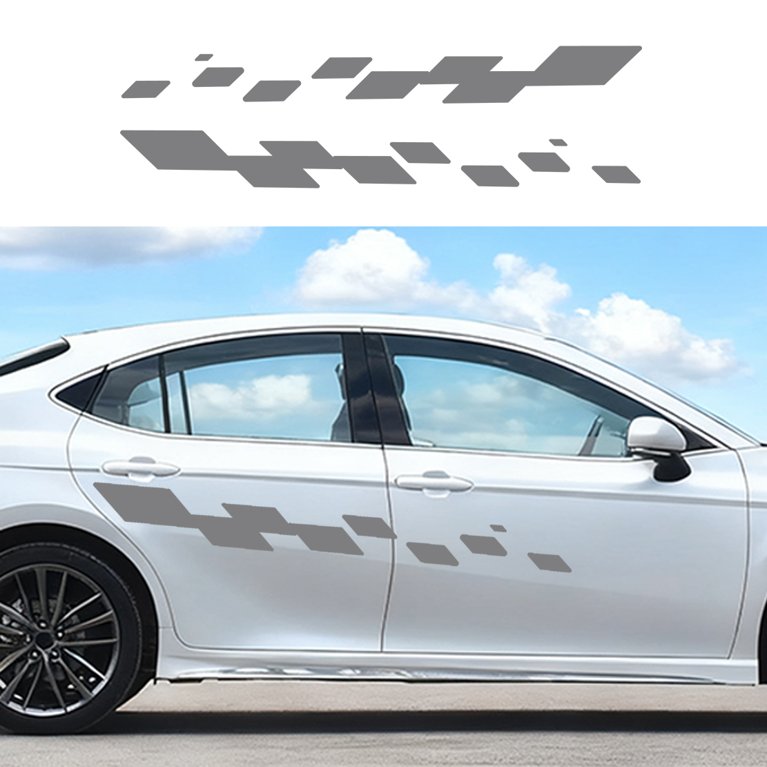 2pcs Car Door Decals Racing Ch - مراجعة Car Accessories Nz وسعره