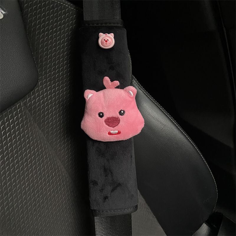 Car Seat Belt Decoration Plush - مراجعة Car Accessories Girl وسعره