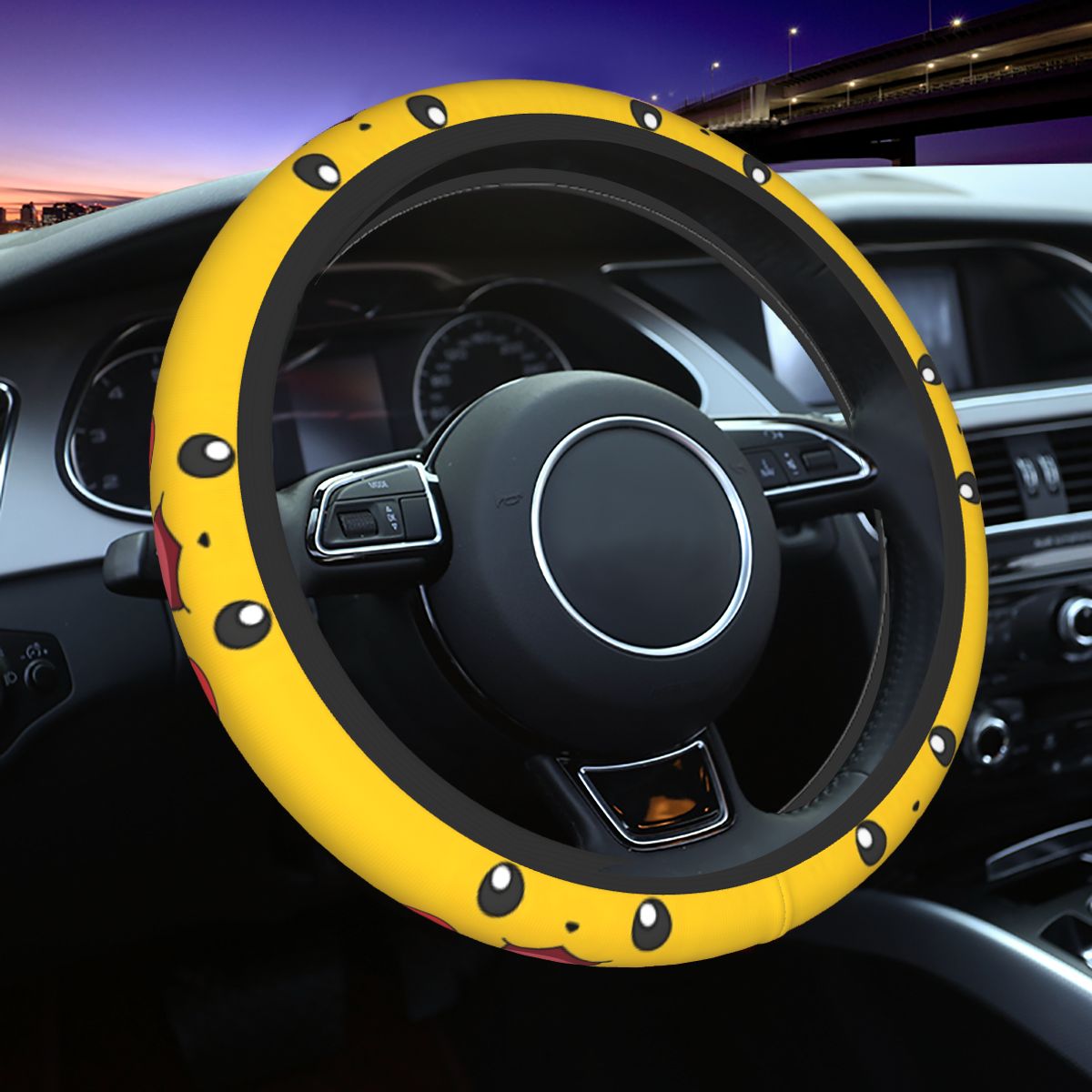 B-Bikachus Smile Steering Whee - مراجعة Car Accessories Girl وسعره